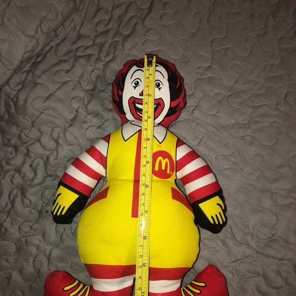 Vintage 1984 Ronald McDonald Plush Doll McDonald's Stuffed Toy 12” - Picture 2 of 4